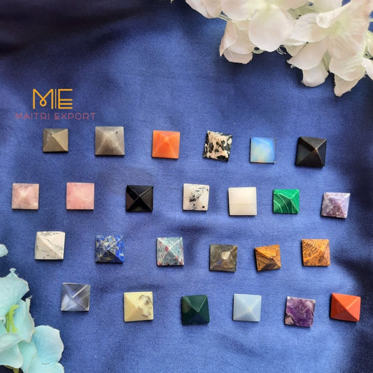 Crystal stone pyramids, mini ( 0.5 inch )-Maitri Export | Crystals Store