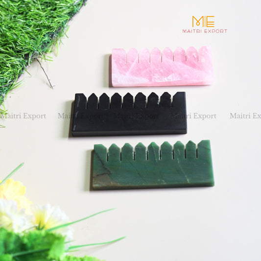 Natural Healing Crystal Stone Comb-Maitri Export | Crystals Store