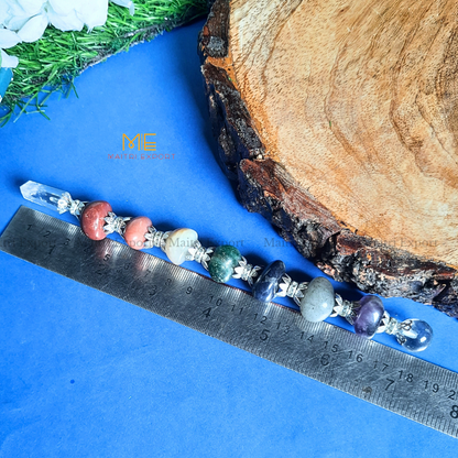 Natural 7 chakra stones stick Wand-Maitri Export | Crystals Store