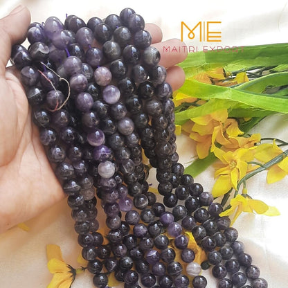 10mm round loose crystal beads strand / string-Amethyst-Maitri Export | Crystals Store