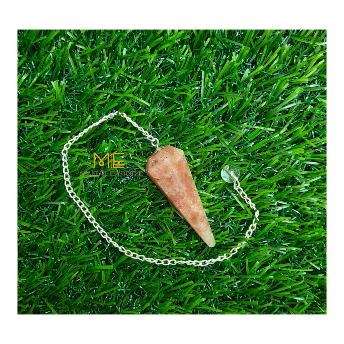 Cone shaped Pendulum-Sunstone-Maitri Export | Crystals Store
