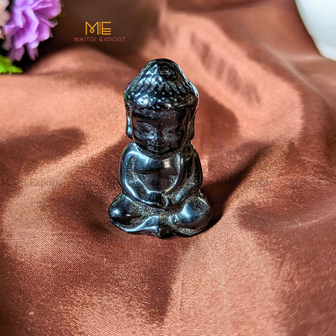 2 Inch Baby Buddha Natural Crystal Figurine-Maitri Export | Crystals Store