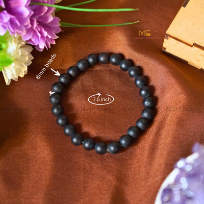 Black Matte 8mm Natural Crystal Healing Bracelet-Maitri Export | Crystals Store