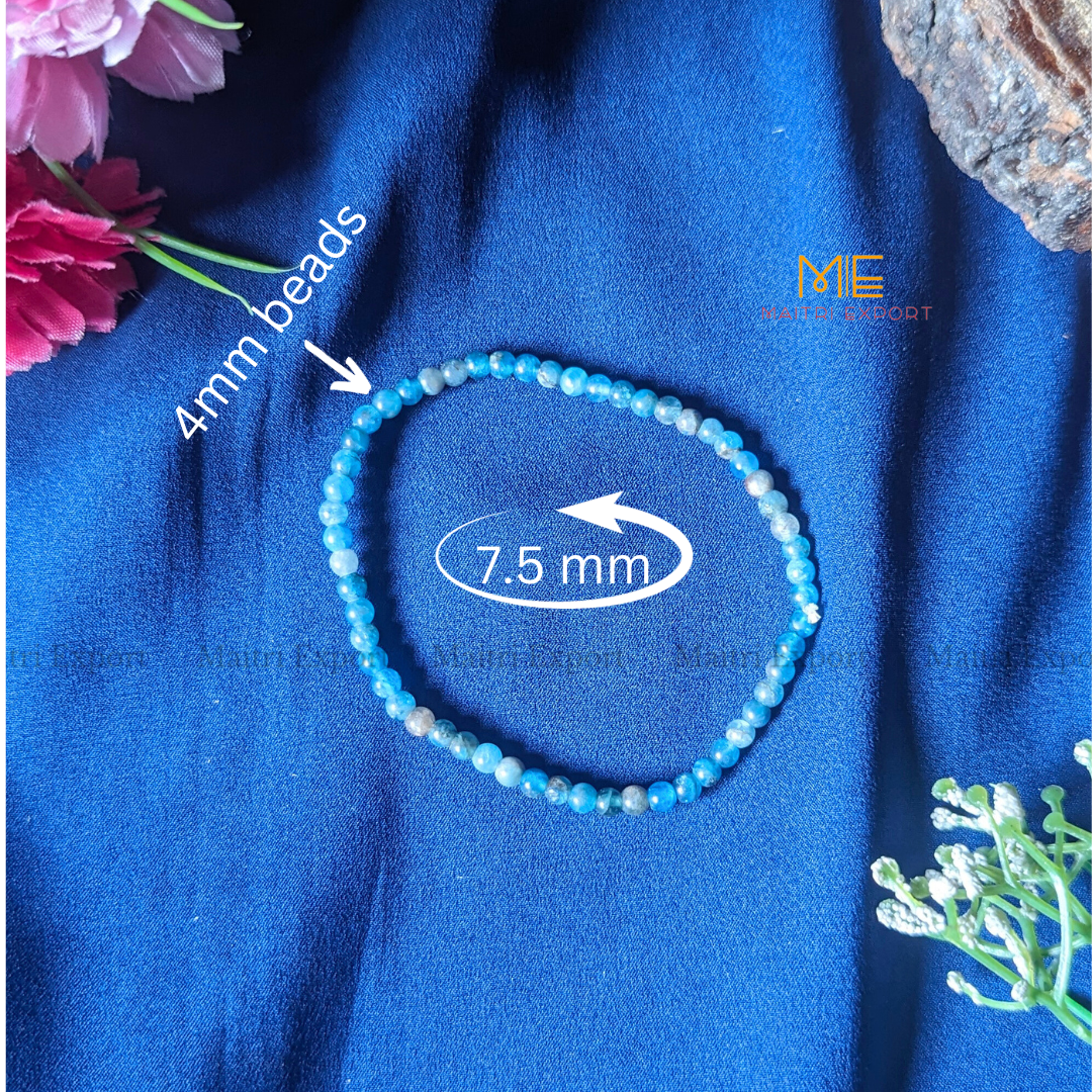 Apatite Natural Crystal Healing Bracelet-Maitri Export | Crystals Store