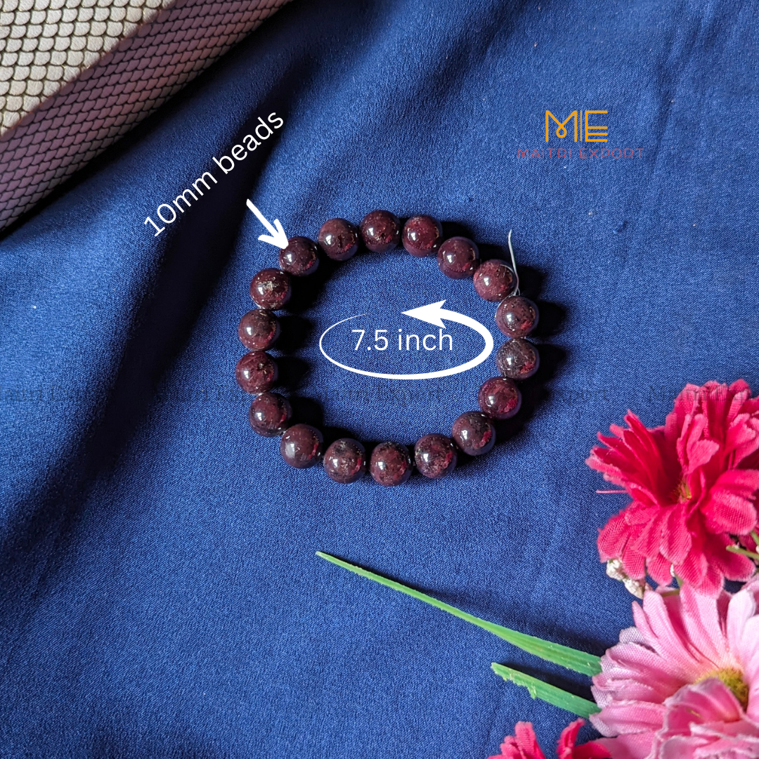 Garnet Natural Crystal Healing Bracelet-Maitri Export | Crystals Store