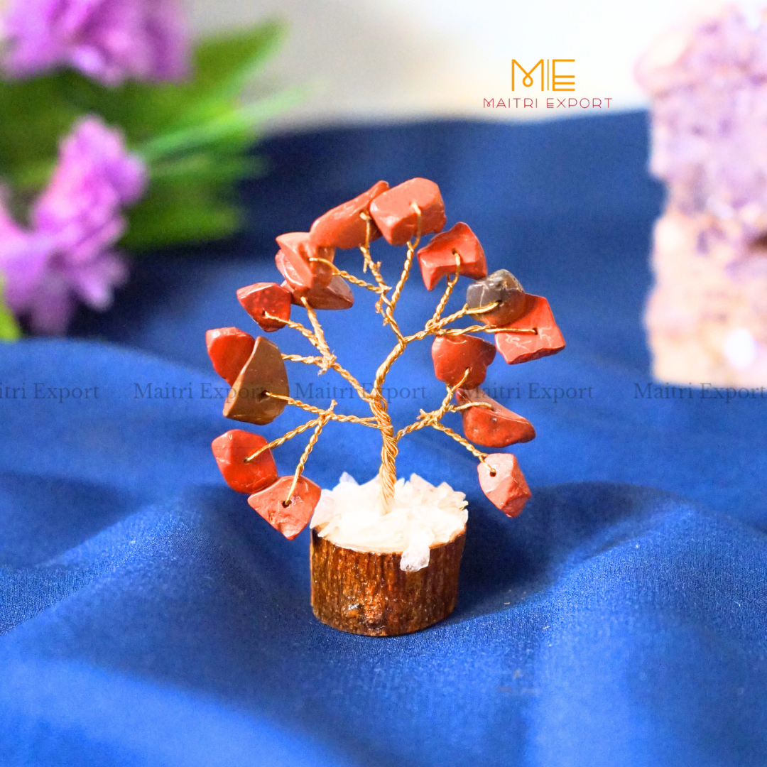 Mini tree ( 15 beads )-Red Jasper-Maitri Export | Crystals Store