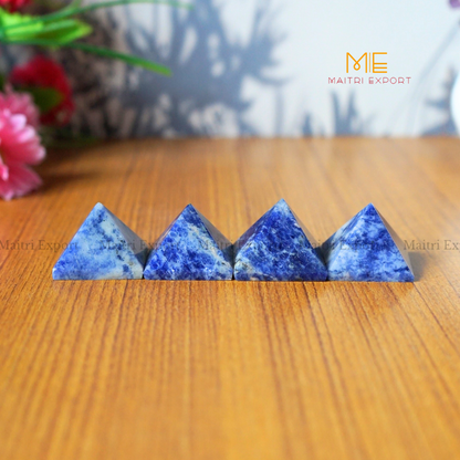 Natural different crystal stone pyramid ( Size: 1 inch )-Maitri Export | Crystals Store