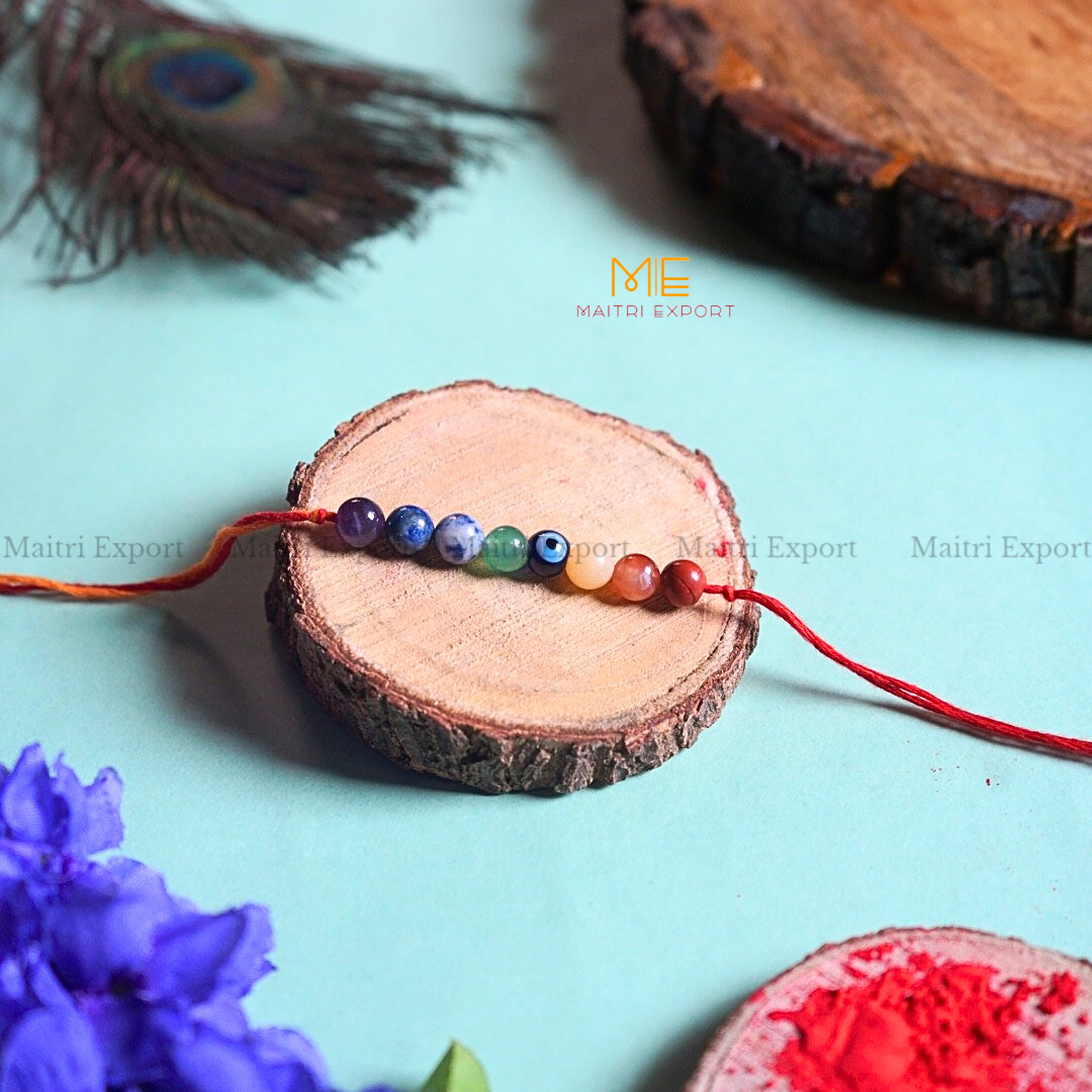 7 chakra rakhis-Maitri Export | Crystals Store