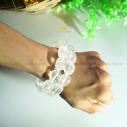 Tumbled crystal beads bracelets-Maitri Export | Crystals Store
