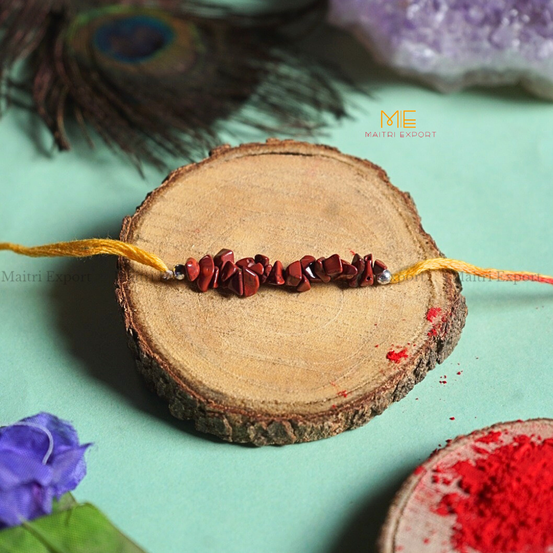 natural crystal stone chips rakhis-Maitri Export | Crystals Store