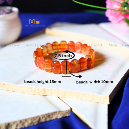 Oval Shape Faceted Crystal Beads bracelet-Maitri Export | Crystals Store