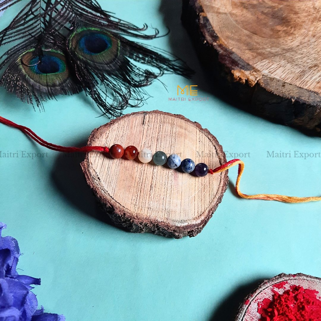 7 chakra rakhis-Maitri Export | Crystals Store