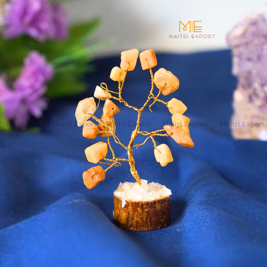 Mini tree ( 15 beads )-Yellow Aventurine-Maitri Export | Crystals Store