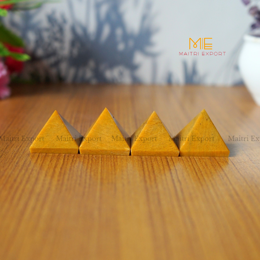 Natural different crystal stone pyramid ( Size: 1 inch )-Maitri Export | Crystals Store