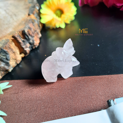 1 inch mini elephant crystal figurine-Maitri Export | Crystals Store