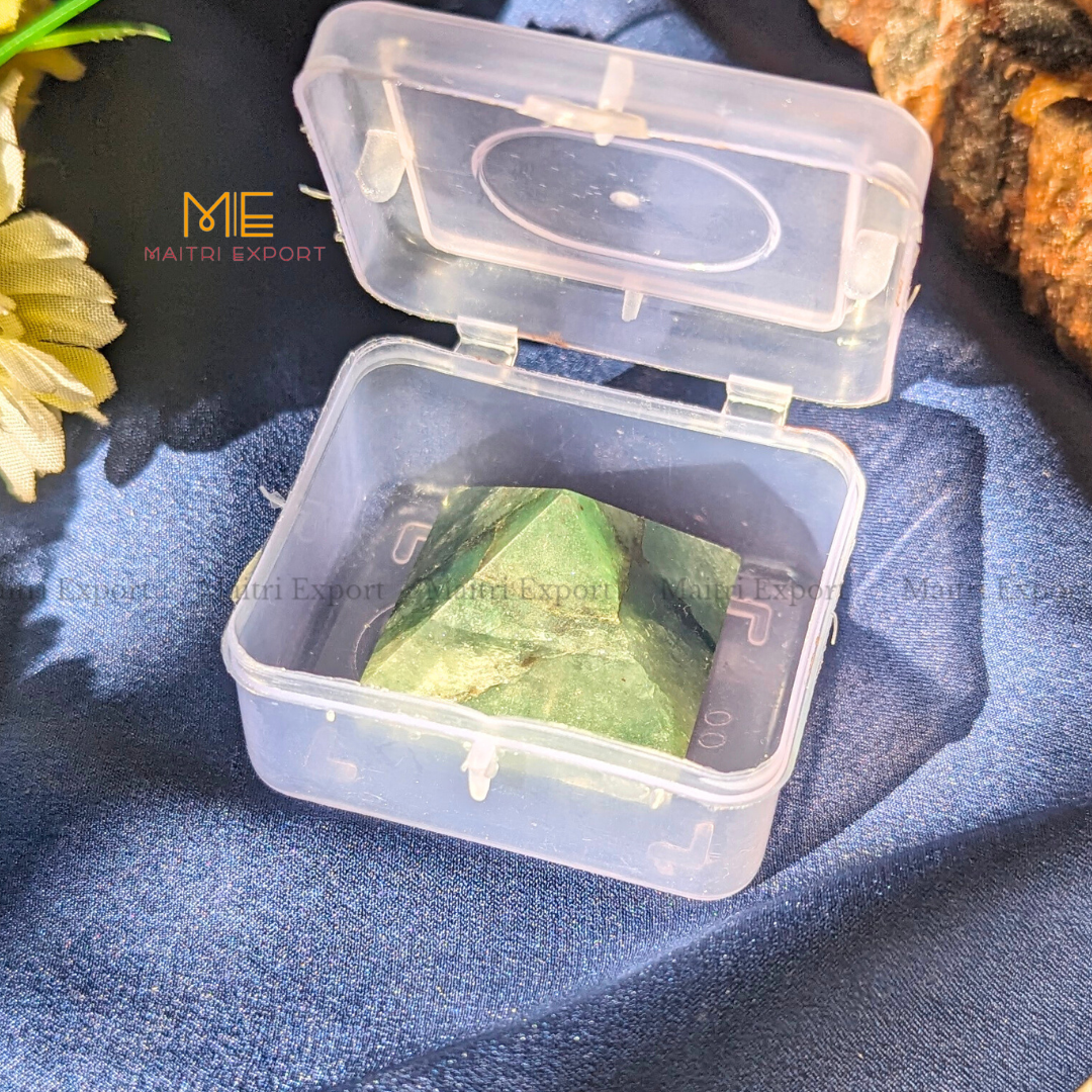 Natural different crystal stone pyramid ( Size: 1 inch )-Maitri Export | Crystals Store