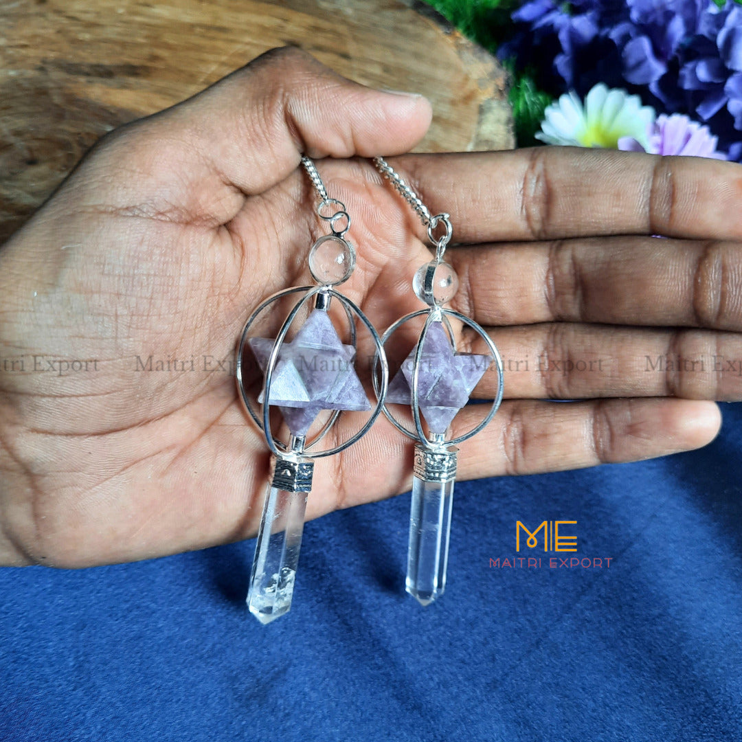 Beautiful hot Large 50MM Clear Crystal Quartz Stone Rock and Minerals Healing Clear Crystal Quartz Healing Power Merkaba Star