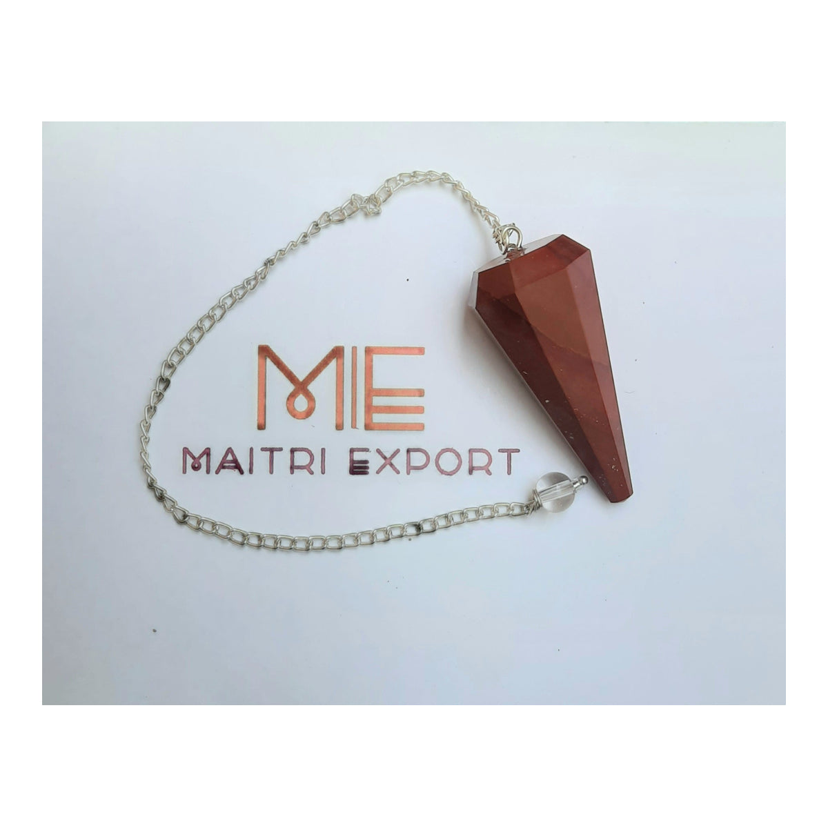Cone shaped Pendulum-Red Jasper-Maitri Export | Crystals Store