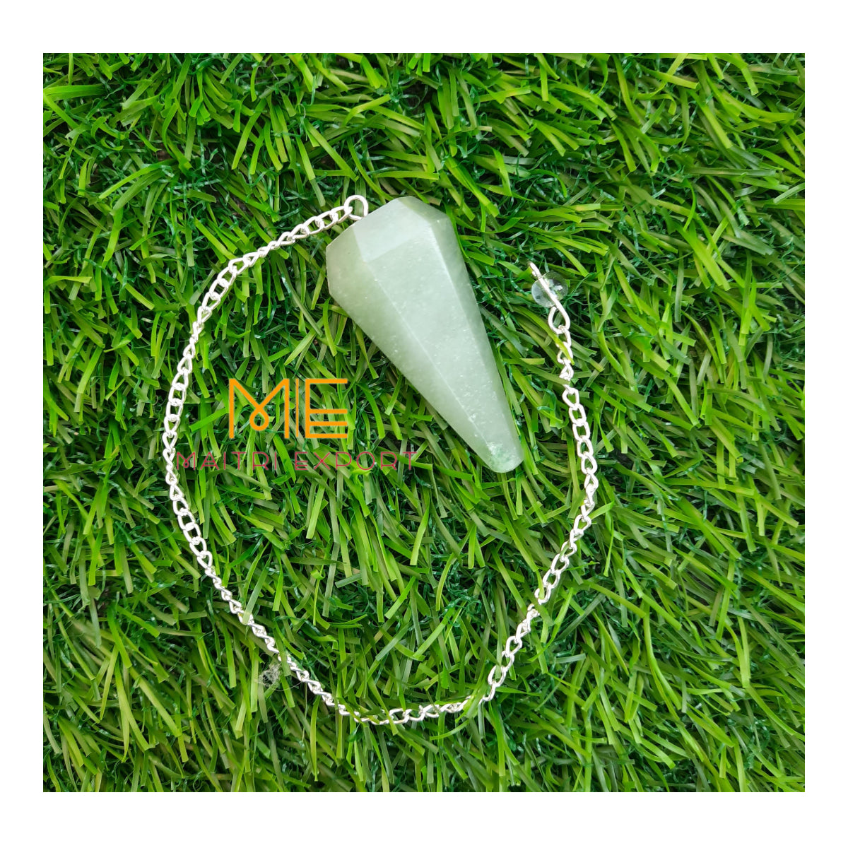 Cone shaped Pendulum-Green aventurine-Maitri Export | Crystals Store