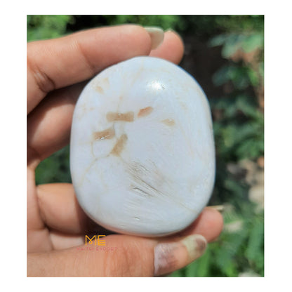 Natural different crystal palmstone for meditation and healing-Scolecite-Maitri Export | Crystals Store