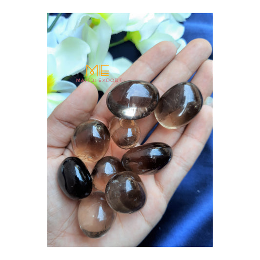 Smoky Quartz Natural Crystal Healing Stone Tumble / Pocket Stone-Maitri Export | Crystals Store