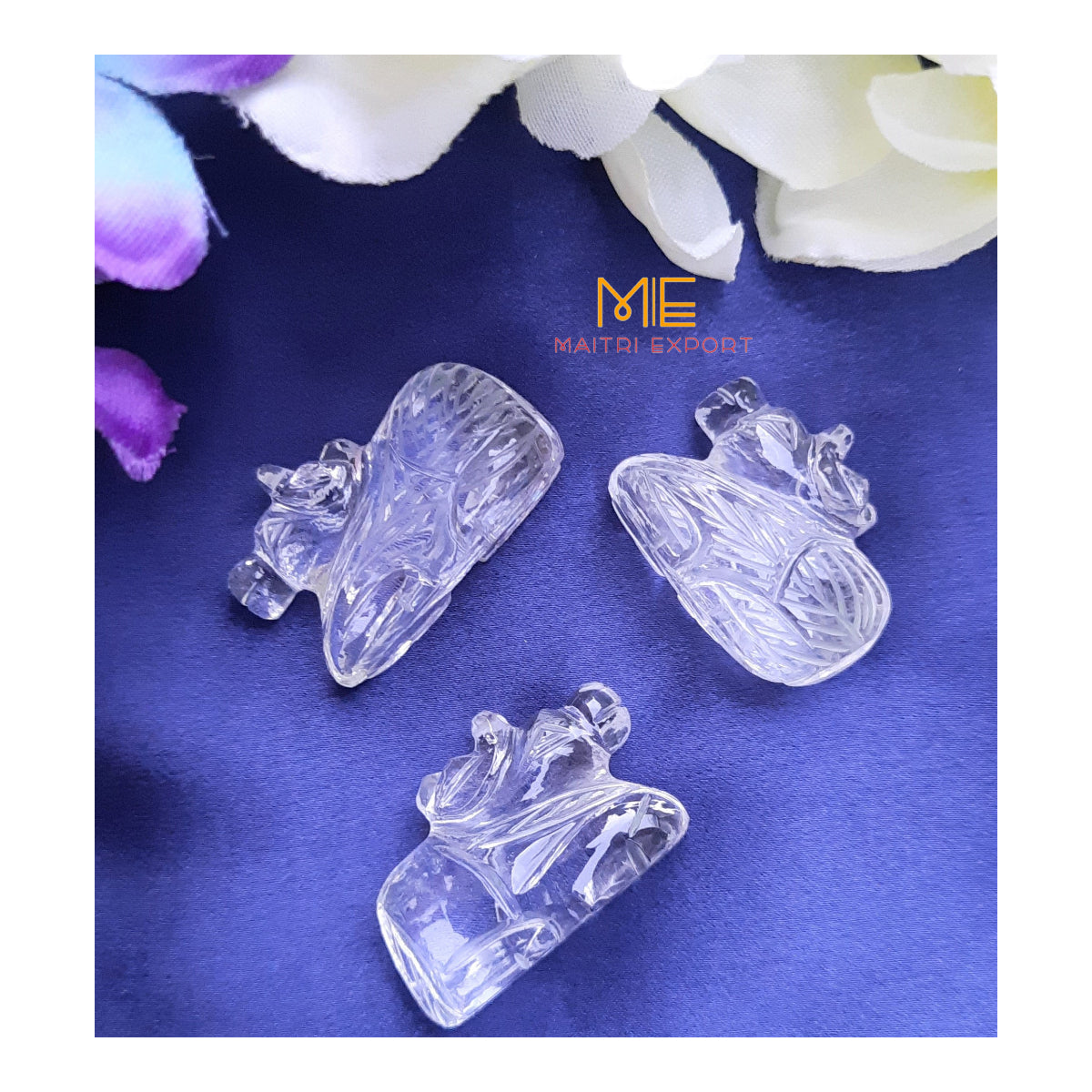 Clear Quartz Crystal Mini Carvings-Maitri Export | Crystals Store