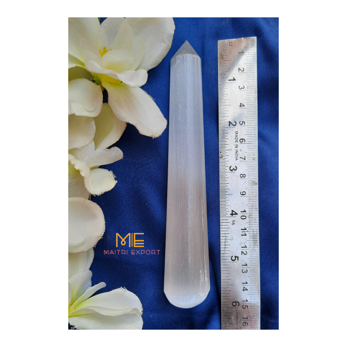 Selenite Massage healing Wand-Maitri Export | Crystals Store