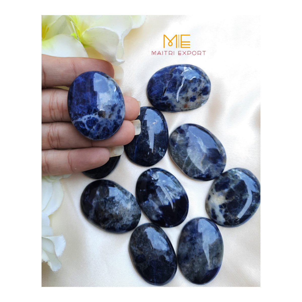 Crystal oval cabochon / mini palmstone-Maitri Export | Crystals Store