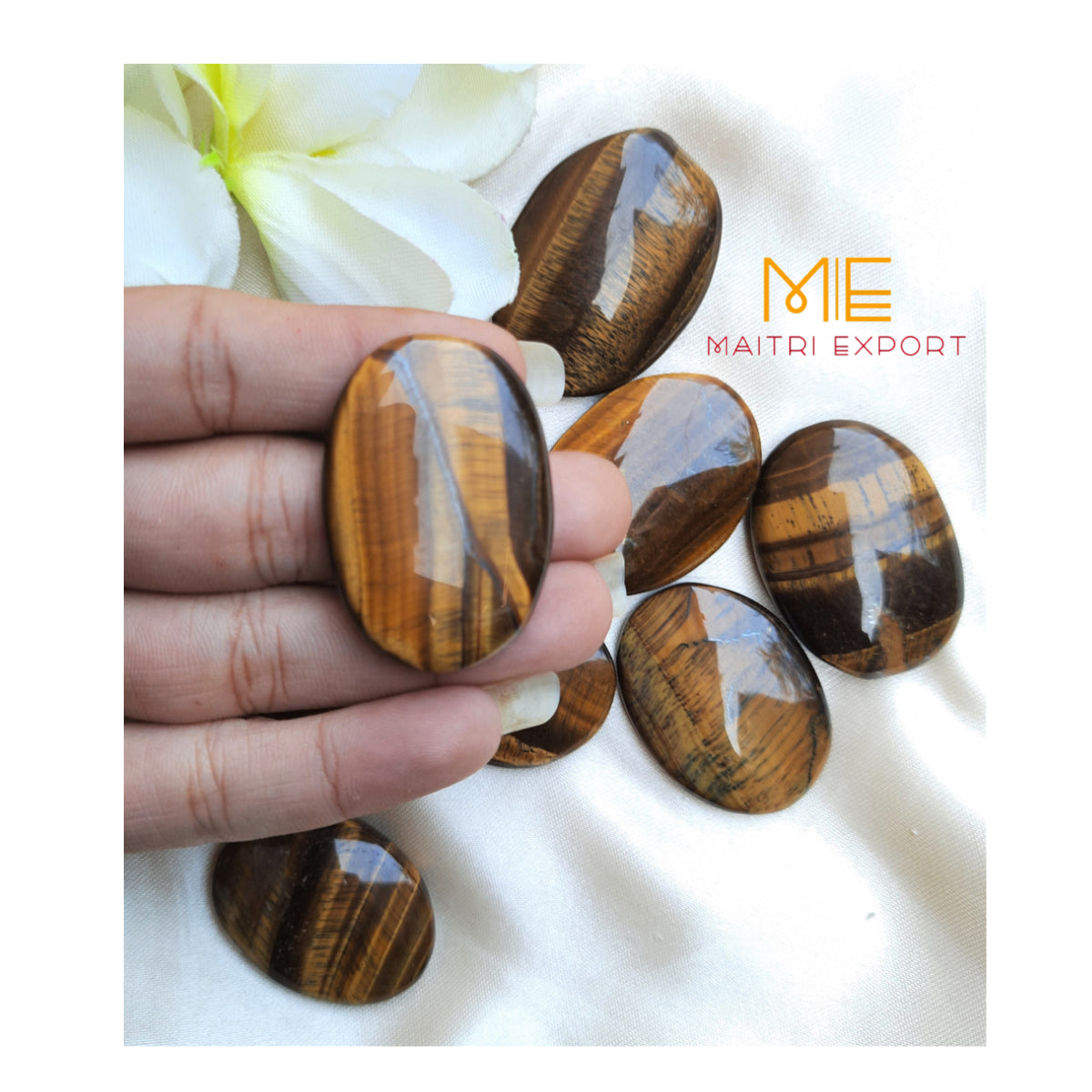 Crystal oval cabochon / mini palmstone-Maitri Export | Crystals Store