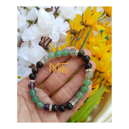 Zodiac / rashi 8mm crystal healing Bracelet-Meena / Pisces-Maitri Export | Crystals Store