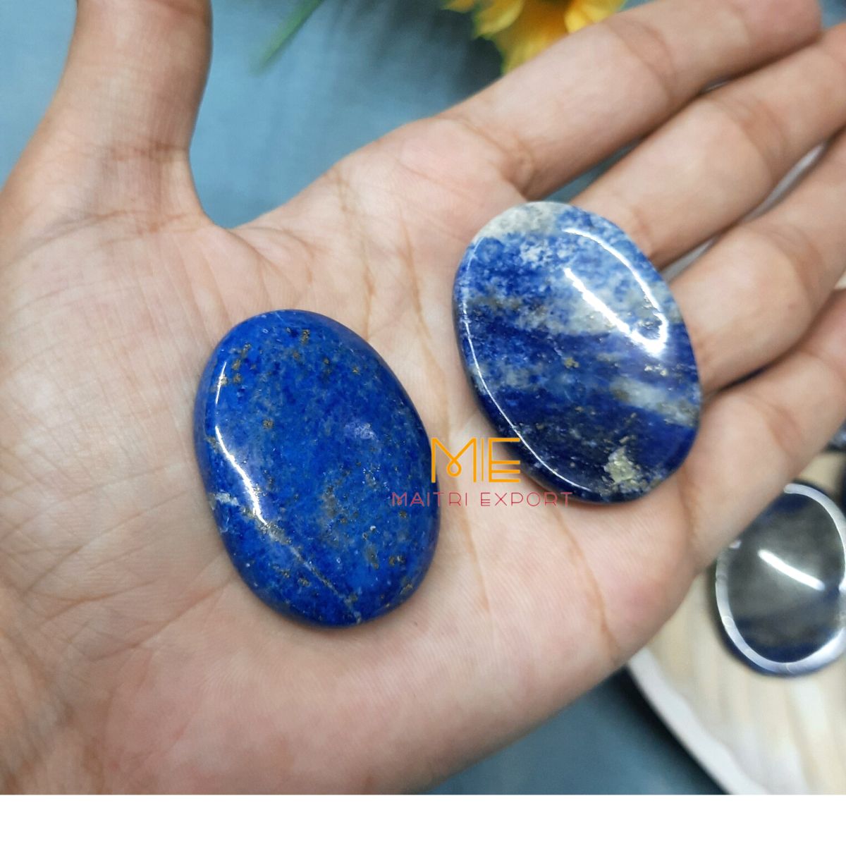 Worry stones / thumbstone-Lapis Lazuli-Maitri Export | Crystals Store