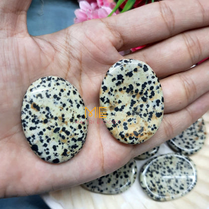 Worry stones / thumbstone-Dalmatian Jasper-Maitri Export | Crystals Store