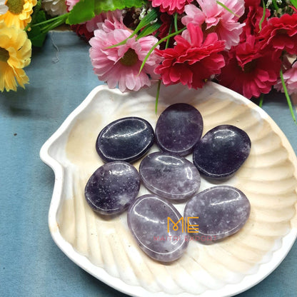 Worry stones / thumbstone-Lepidolite-Maitri Export | Crystals Store