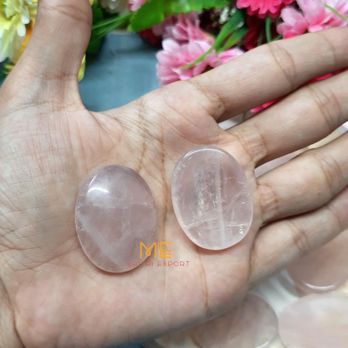Worry stones / thumbstone-Rose Quartz-Maitri Export | Crystals Store