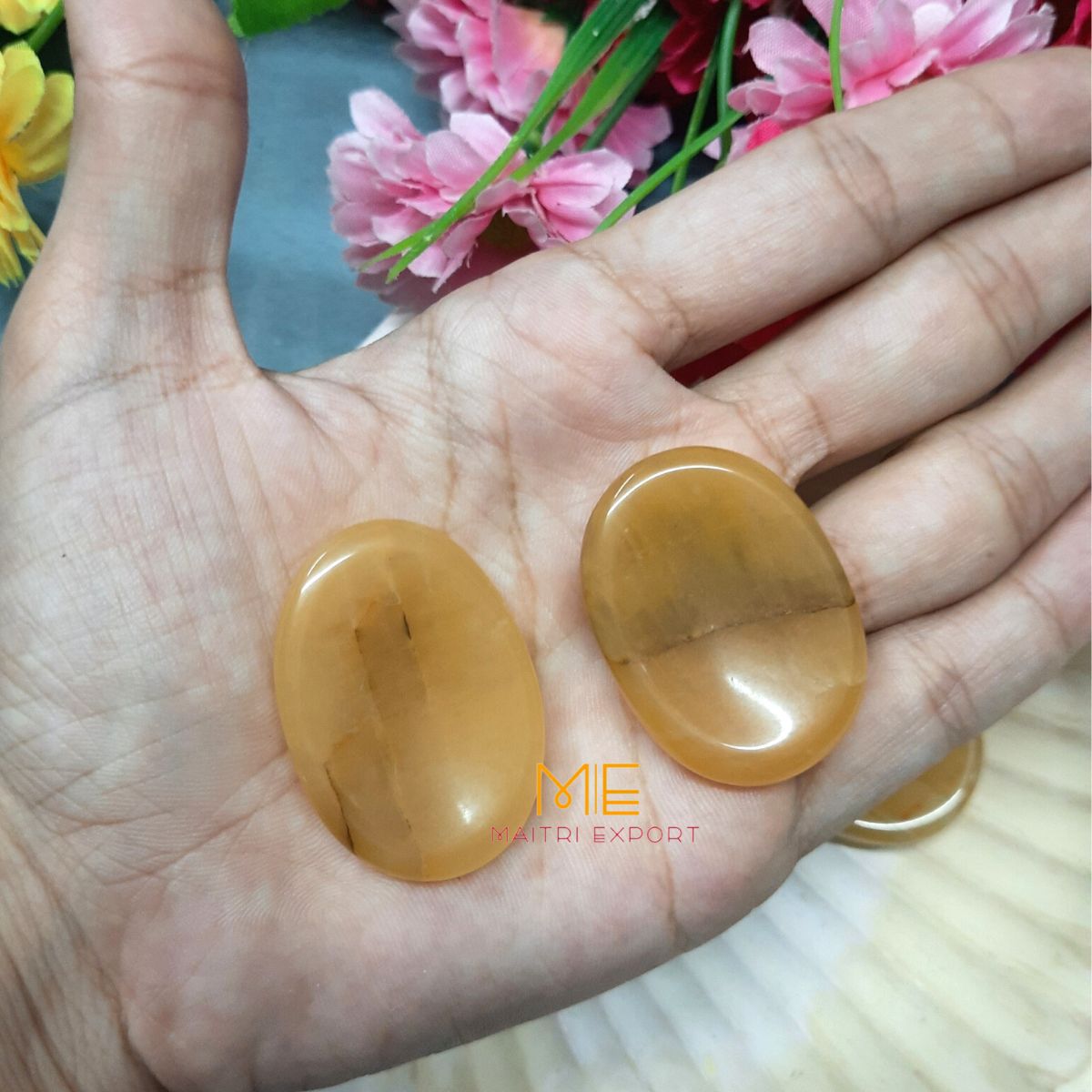 Worry stones / thumbstone-Yellow Aventurine-Maitri Export | Crystals Store