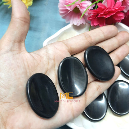 Worry stones / thumbstone-Black tourmaline-Maitri Export | Crystals Store