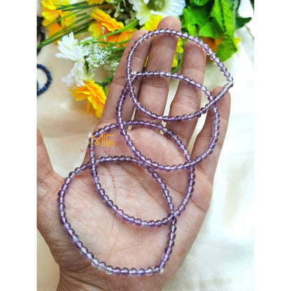 Amethyst Natural Crystal Healing Bracelet-Maitri Export | Crystals Store