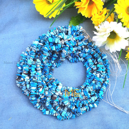 Crystal chips beads mala for bracelet / jewellery making ( 6 to 8 mm )-Maitri Export | Crystals Store