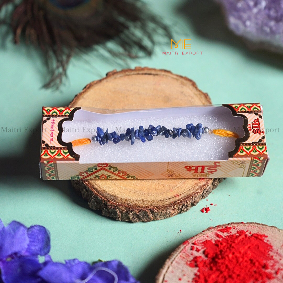 natural crystal stone chips rakhis-Maitri Export | Crystals Store