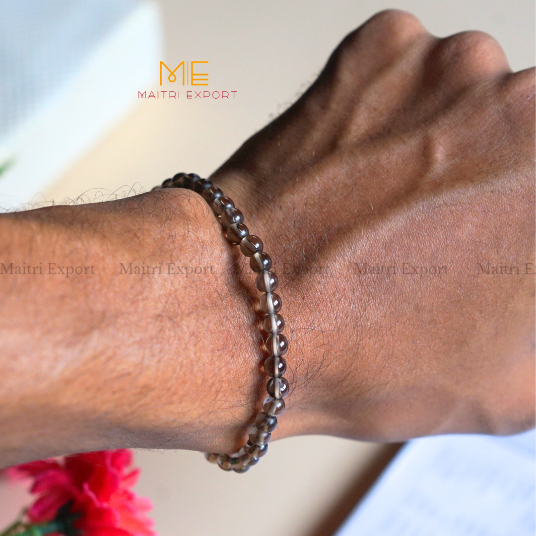 Smoky Quartz Crystal Healing Bracelet-Maitri Export | Crystals Store