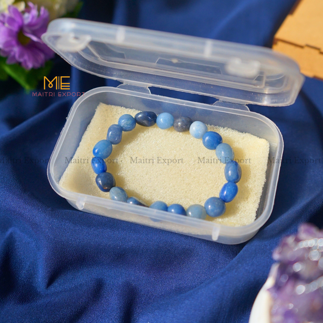 Small Tumble Crystal Beads Bracelet-Maitri Export | Crystals Store