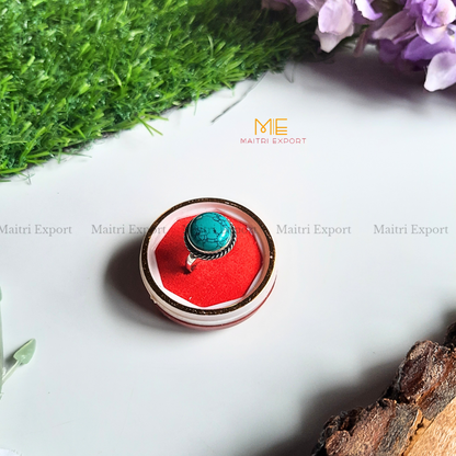 Round Gemstone crystal Adjustable rings-Maitri Export | Crystals Store