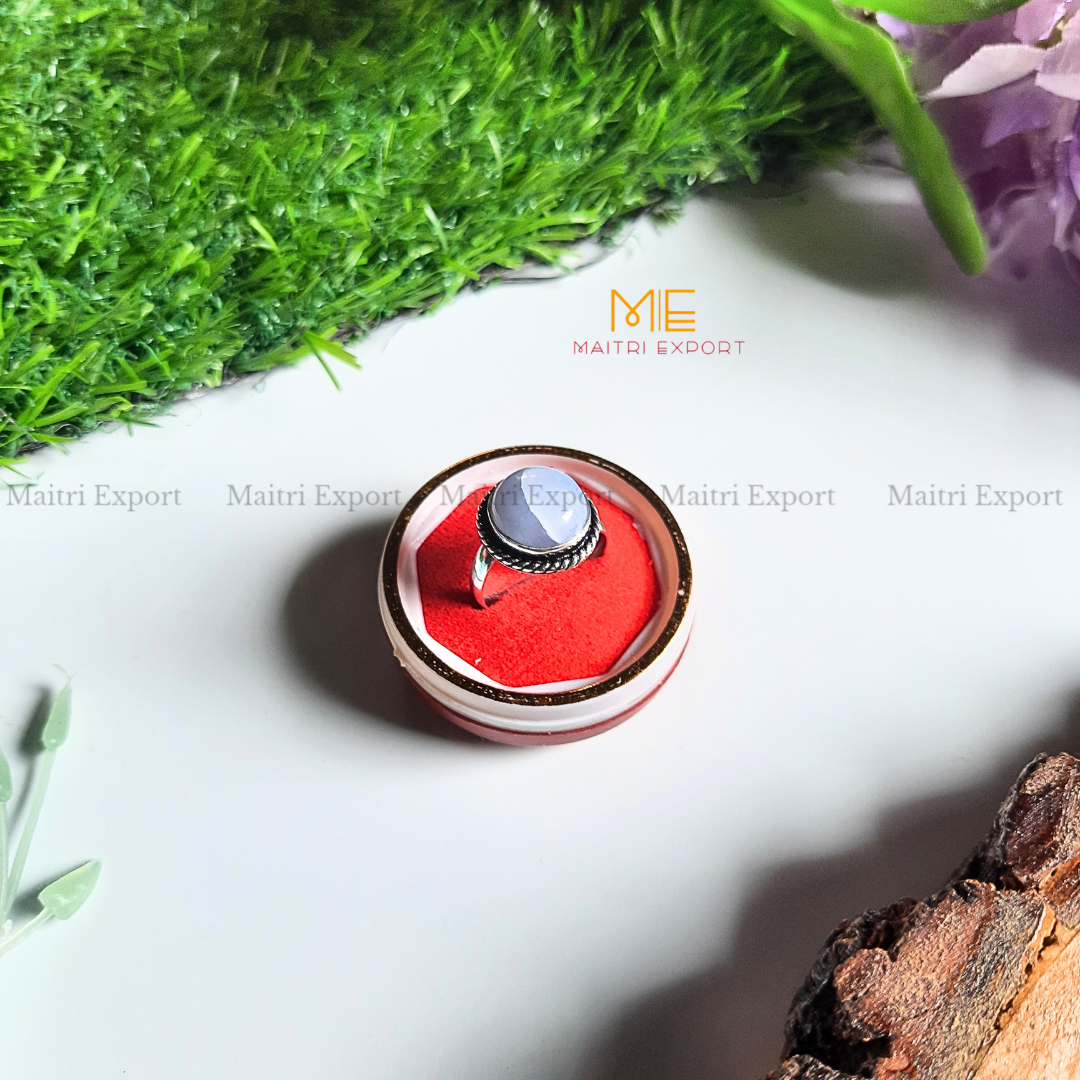 Round Gemstone crystal Adjustable rings-Maitri Export | Crystals Store