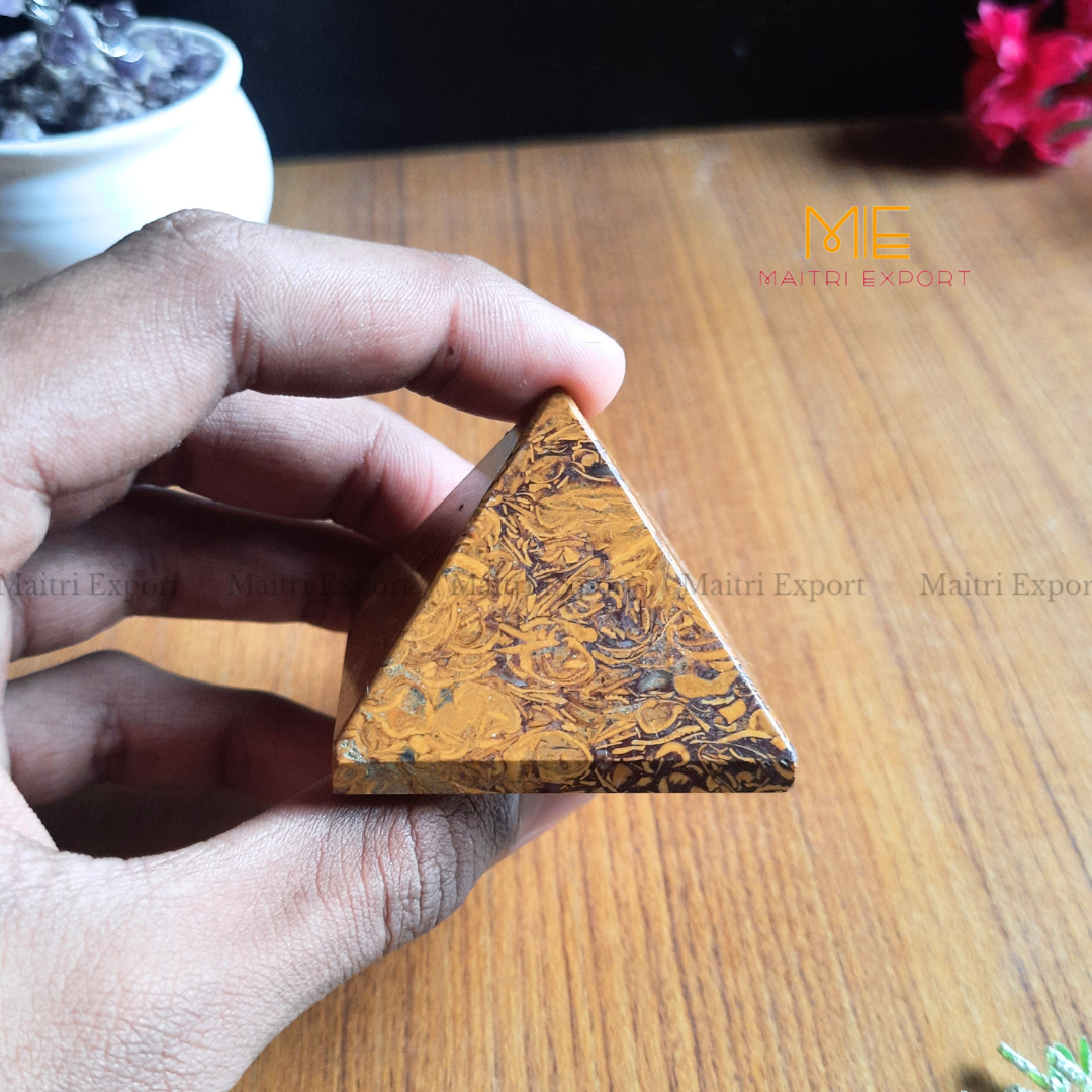 Natural Healing Crystal Pyramids ( Approx 2 inches )-Maitri Export | Crystals Store