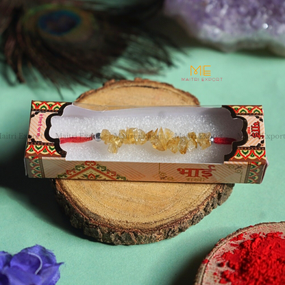 natural crystal stone chips rakhis-Maitri Export | Crystals Store