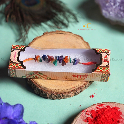 natural crystal stone chips rakhis-Maitri Export | Crystals Store