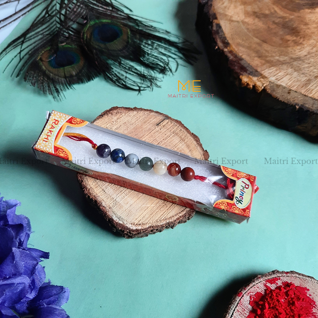 7 chakra rakhis-Maitri Export | Crystals Store