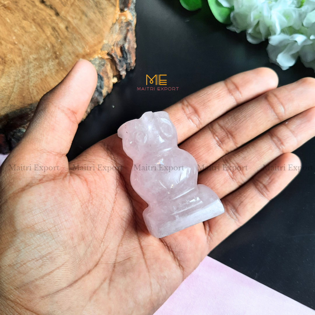 Natural Crystal Stones Owl Carving / Figurine-Maitri Export | Crystals Store