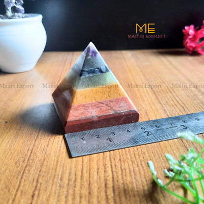 Natural Healing Crystal Pyramids ( Approx 2 inches )-Maitri Export | Crystals Store