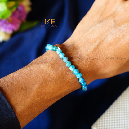 Apatite Natural Crystal Healing Bracelet-Maitri Export | Crystals Store